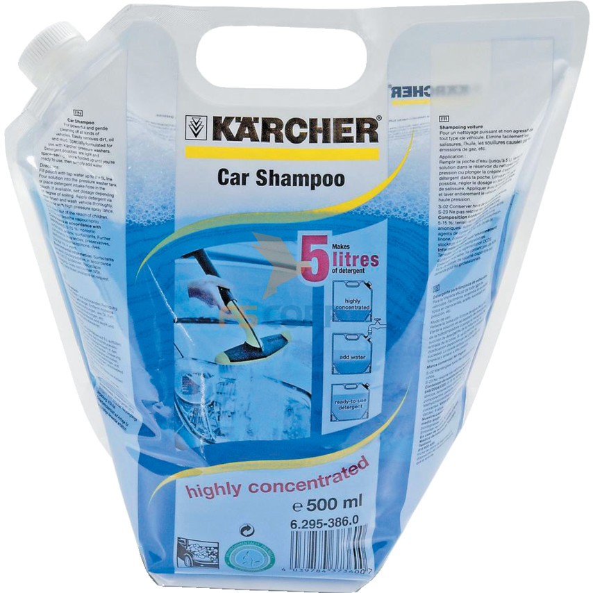 Hóa chất rửa xe karcher Car Shampoo (6.295-386.0) 0.5 lít