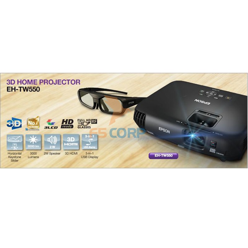 Máy chiếu Epson EH-TW550 3D Projector