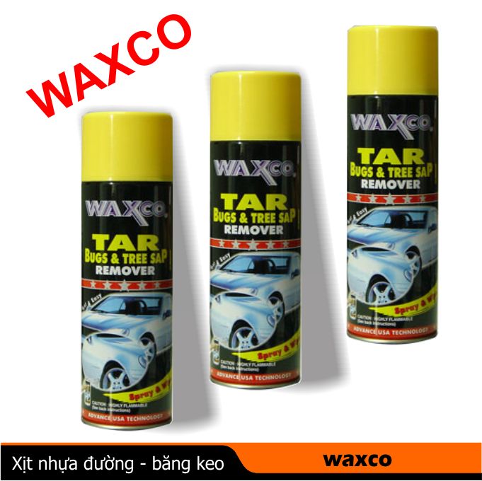 Tẩy nhựa đường & băng keo Waxco - Malaysia chai 500ml
