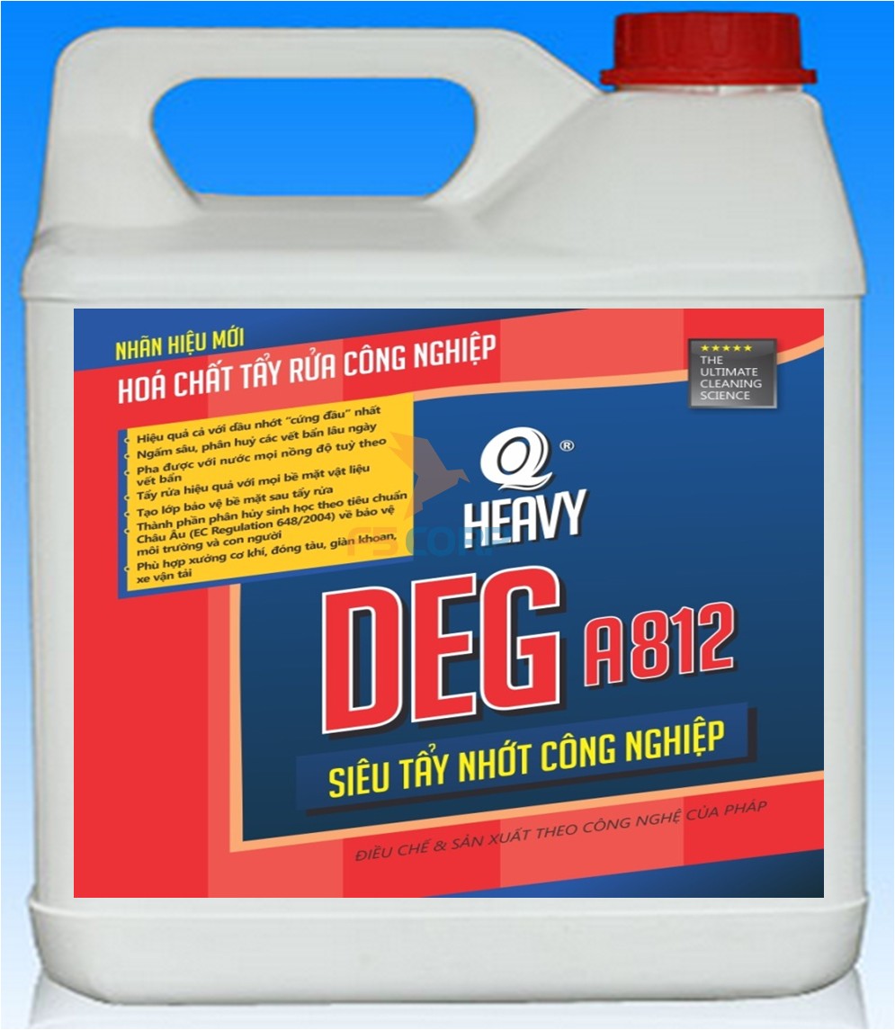 Dung dịch tẩy dầu nhớt đa năng an toàn trên bề mặt kim loại DEG A-812