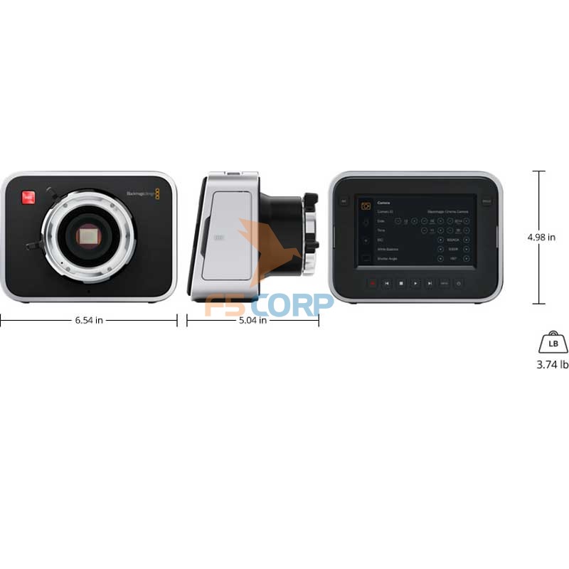 Thiết bị ghi hình Blackmagic Cinema Camera PL