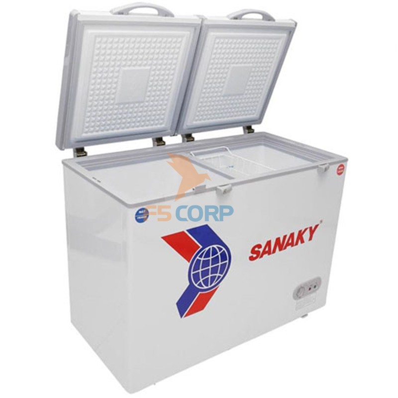 Tủ đông Sanaky hai ngăn dàn lạnh đồng VH-2299W1