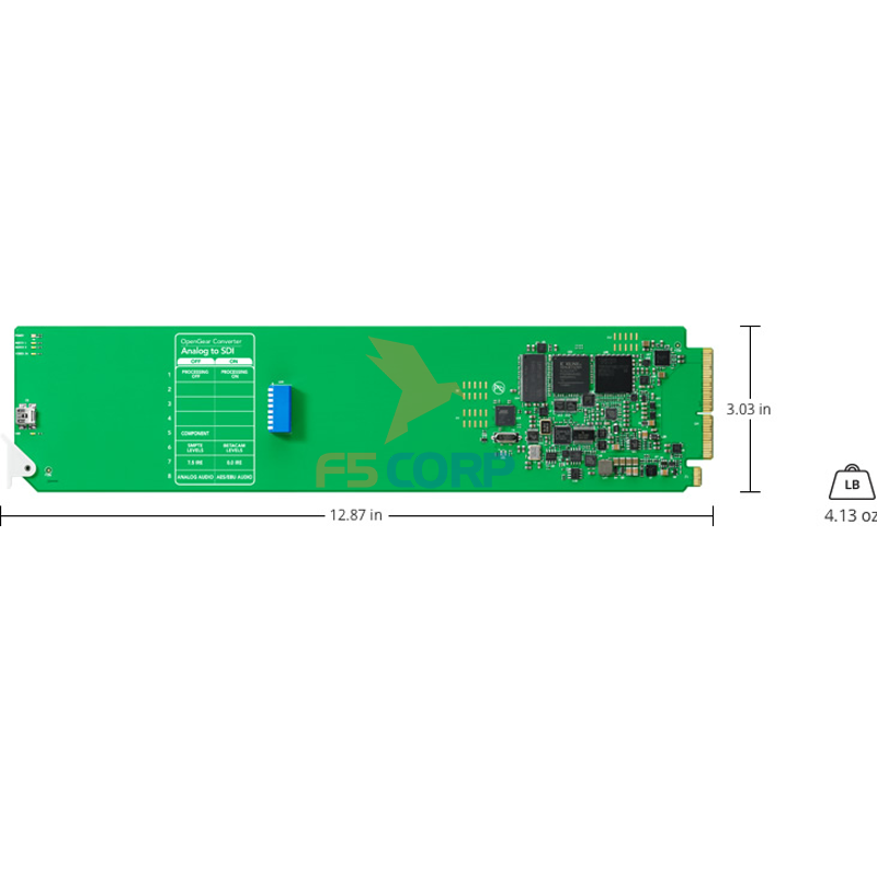 Card Kĩ Xảo Blackmagic OpenGear Converter - Analog to SDI