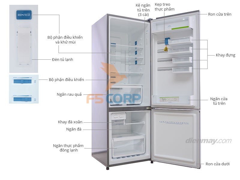 Tủ lạnh Electrolux EBB3500PA-RVN