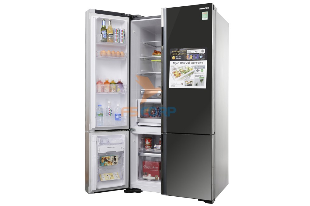Tủ lạnh Hitachi Inverter 640 lít R-WB800PGV5 GBK