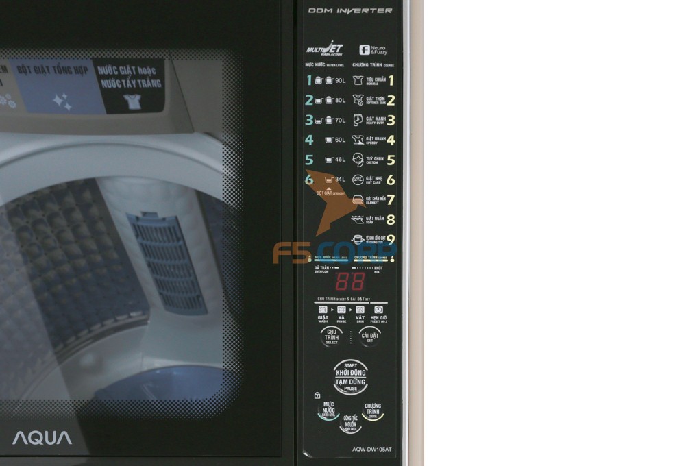Máy giặt Aqua Inverter 11.5 Kg AQW-DW115AT.N