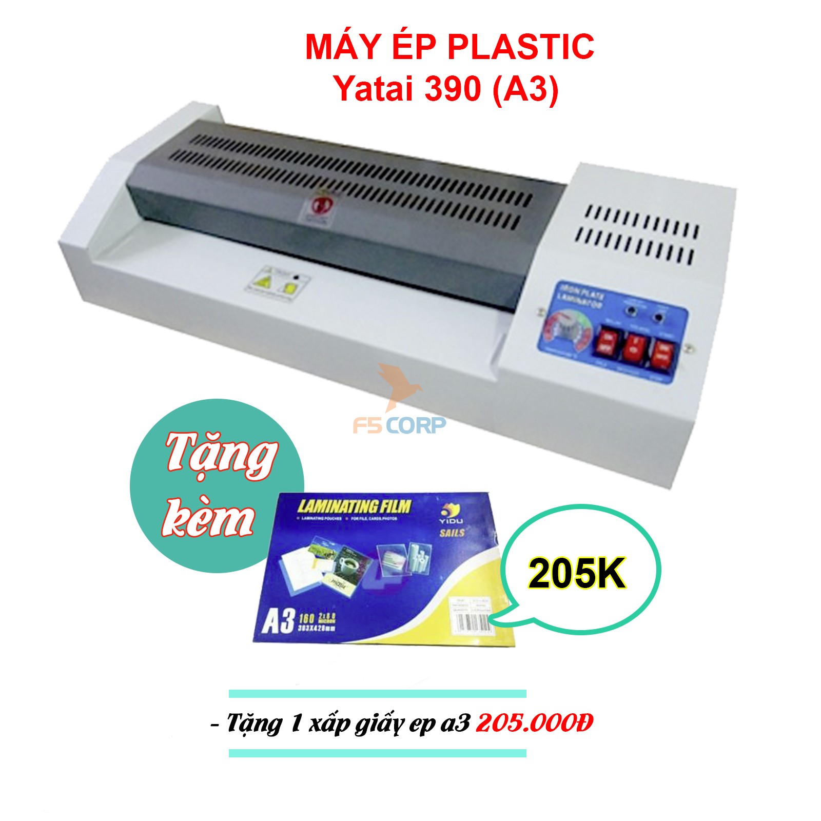 Máy ép Plastic Yatai YT 390 (A3)