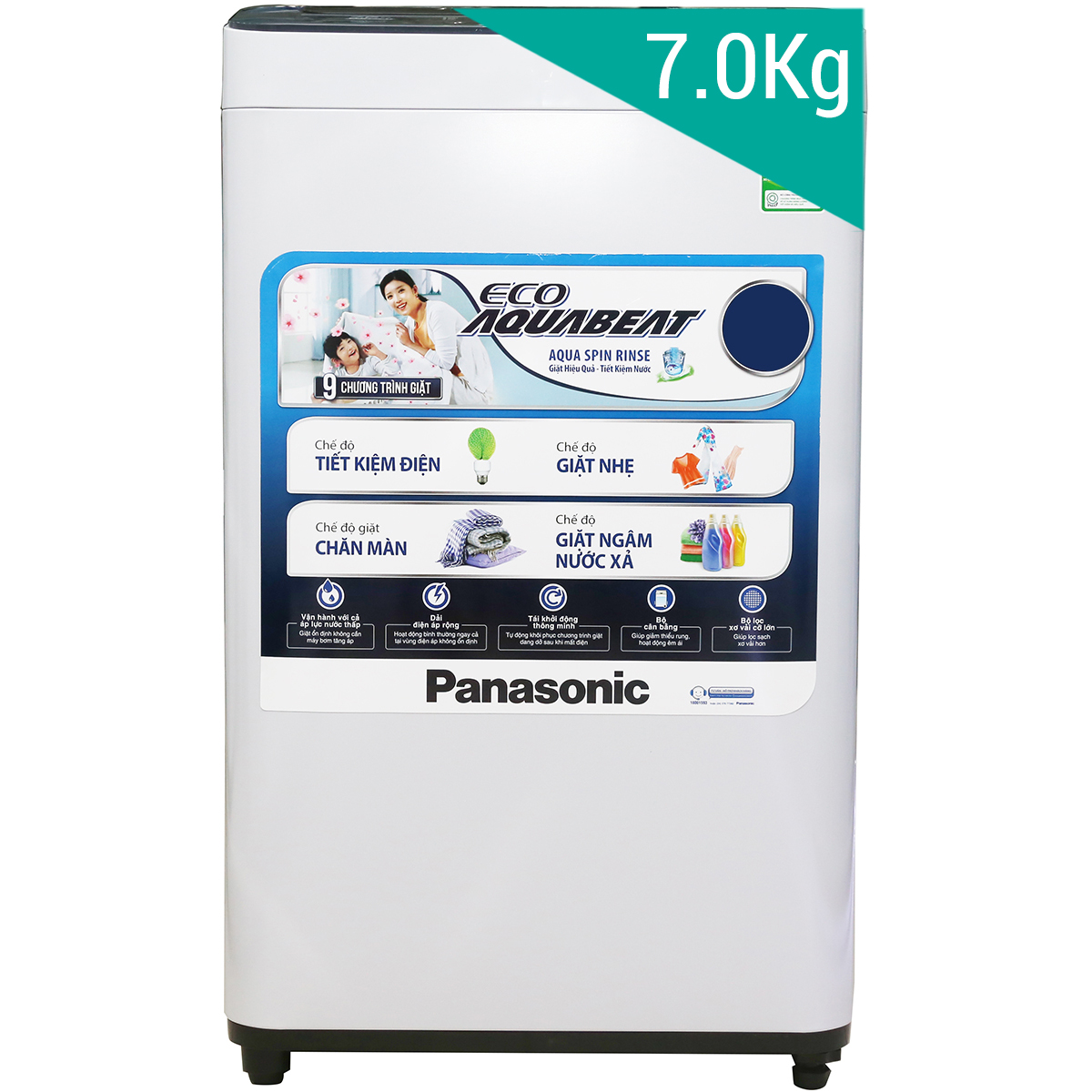 Máy giặt Panasonic NA-F70VB6HRV