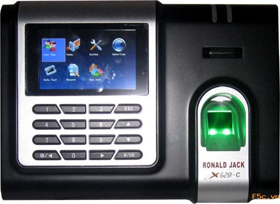 Máy chấm công vân tay & cảm ứng Ronald Jack  X628C + ID