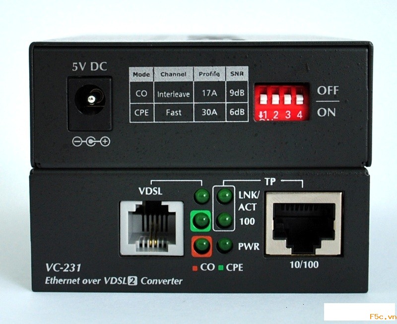 Planet VC-231 Ethernet over VDSL2 Converter