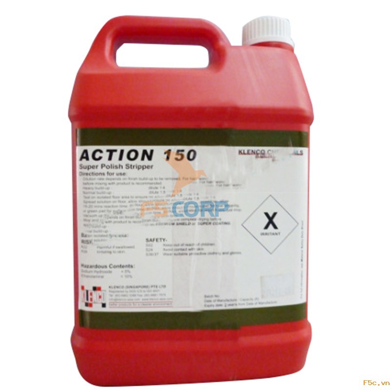Hóa chất bóc lớp bóng cũ Klenco ACTION 150S 20lít/thùng