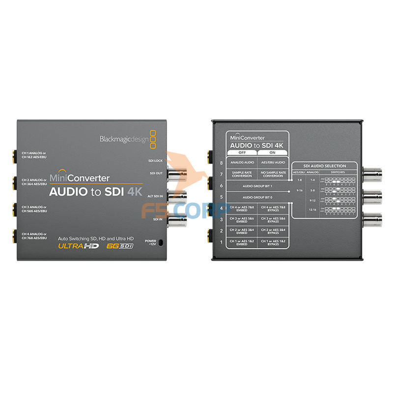 Card Kĩ xảo Blackmagic Mini Converter - Audio to SDI 4K