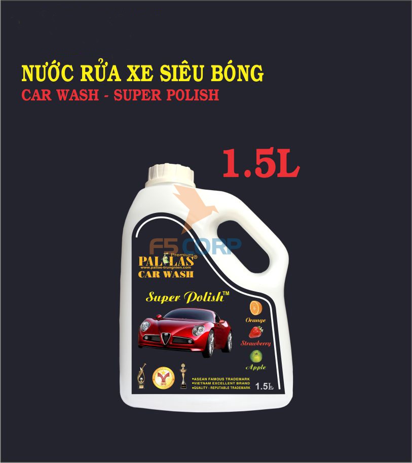 Nước rửa xe siêu bóng - 1.5 Lít Pallas