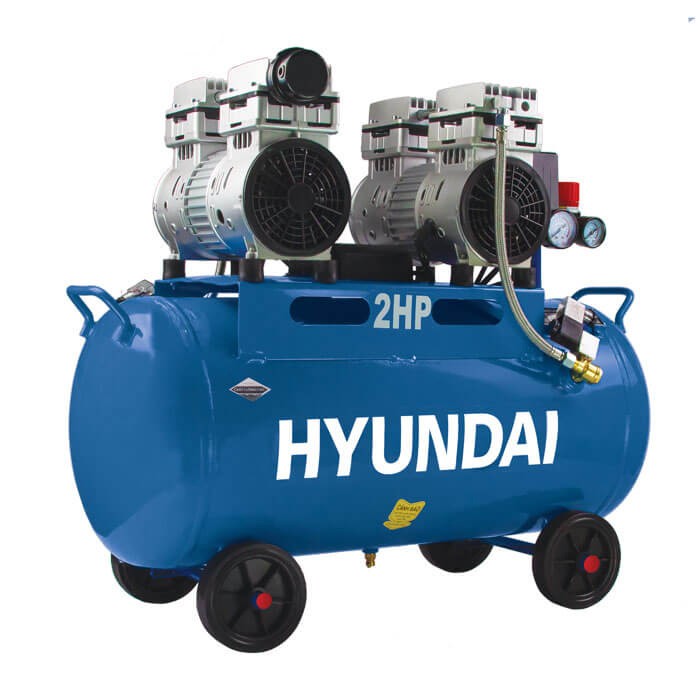 Máy nén khí không dầu Hyundai AH2-150 - 50 Lít 2HP