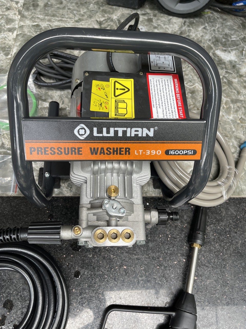Máy rửa xe chuyên nghiệp 1.8KW LUTIAN LT-390