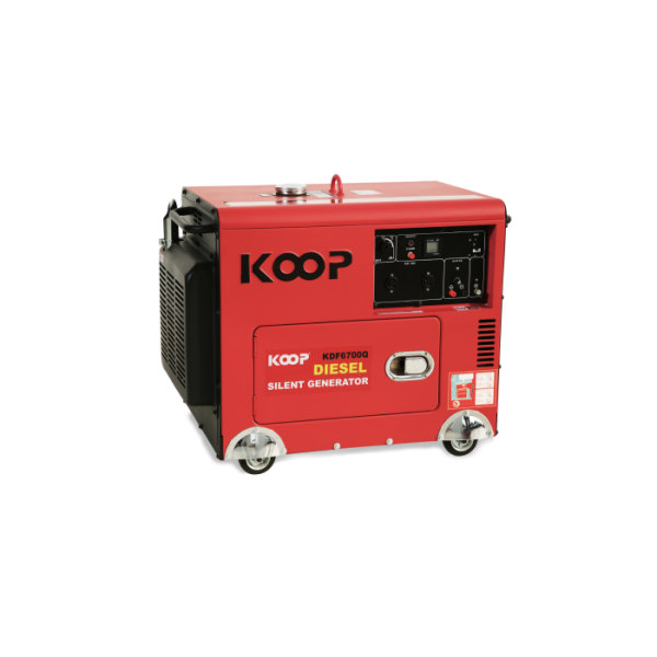 Máy phát điện KOOP chạy dầu diesel KDF6700Q (4.5kva chống ồn)