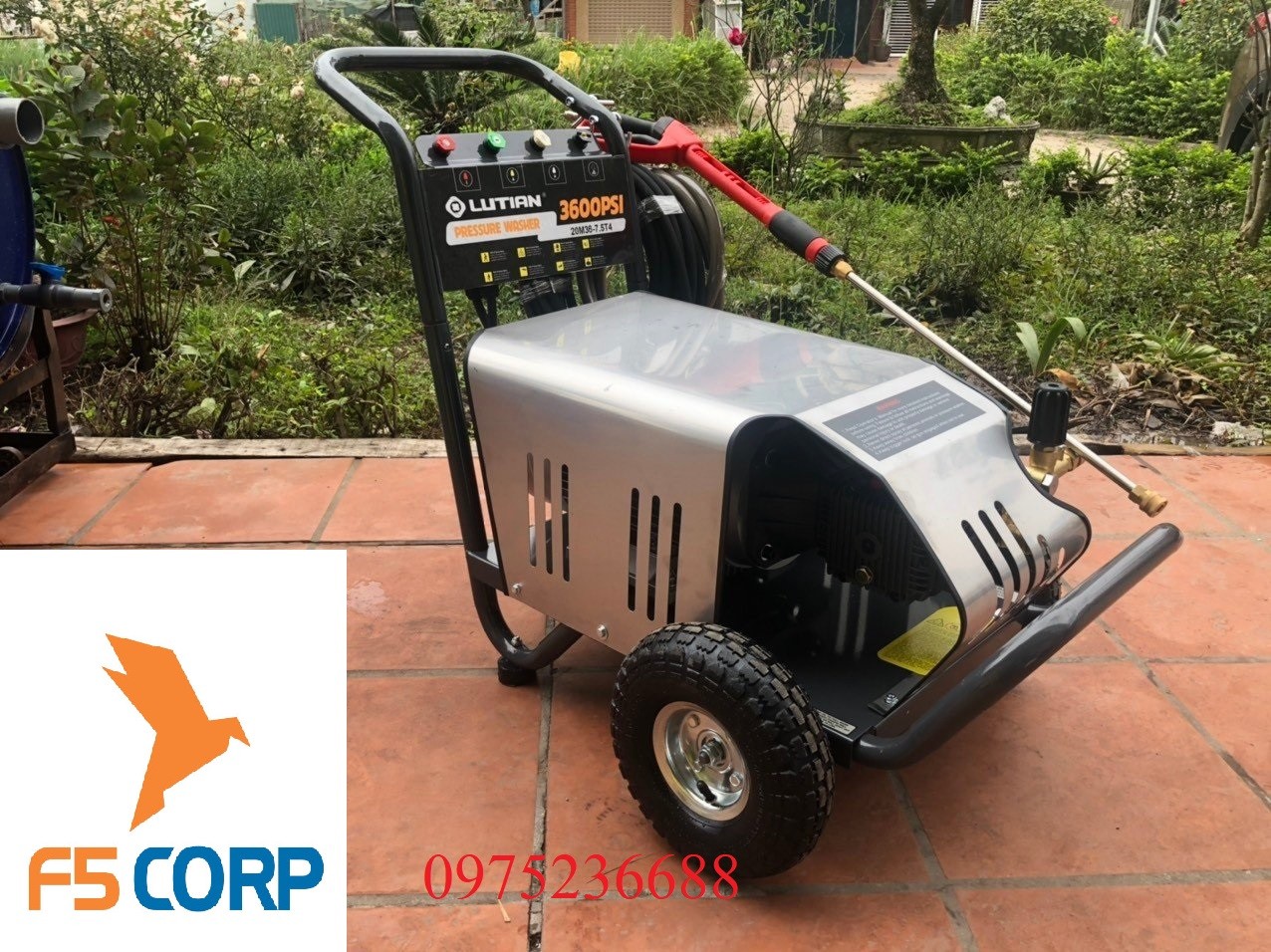 Máy phun rửa áp lực cao Lutian 20M36-7.5T4