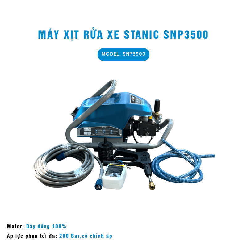 Máy phun rửa áp lực cao STANIC SNP3500