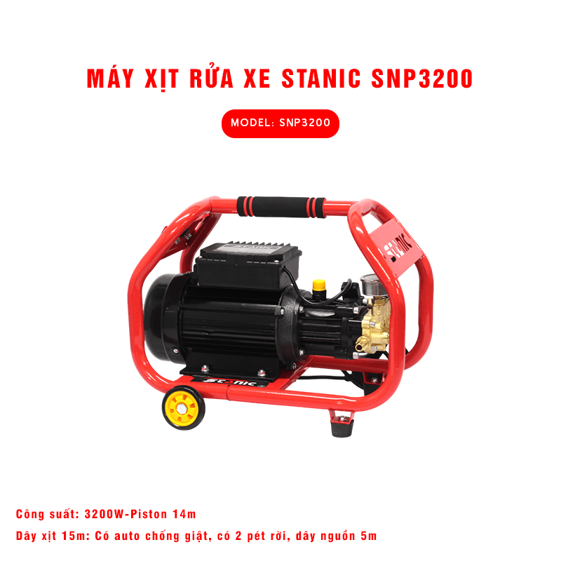 Máy phun rửa áp lực cao STANIC SNP3200