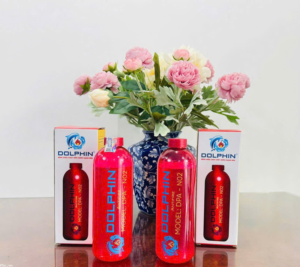 Bình chữa cháy đa năng gốc nước dạng nén Dolphin - N02 ( 680ml)