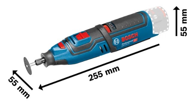 Máy cắt xoay dùng pin Bosch GRO 12V-35 | SOLO