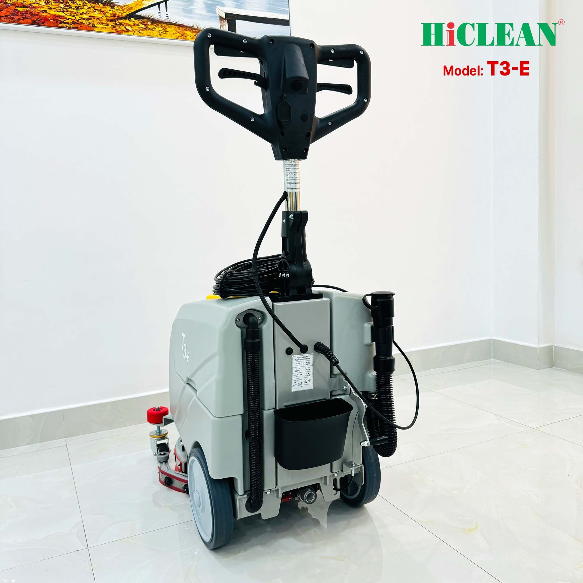 Máy chà sàn liên hợp đẩy tay Hiclean T3-E ( dùng điện) 