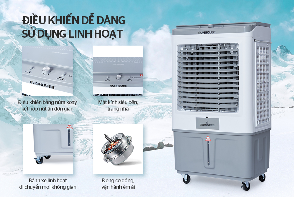 Quạt điều hòa Sunhouse SHD7757