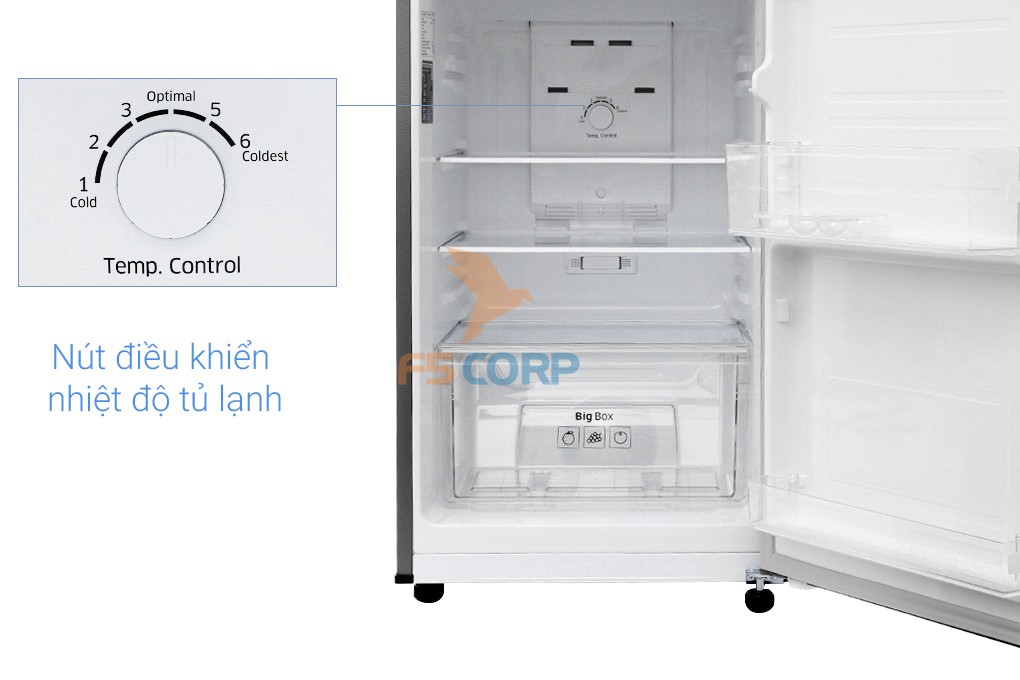 Tủ lạnh Samsung Inverter 208 lít RT19M300BGS/SV