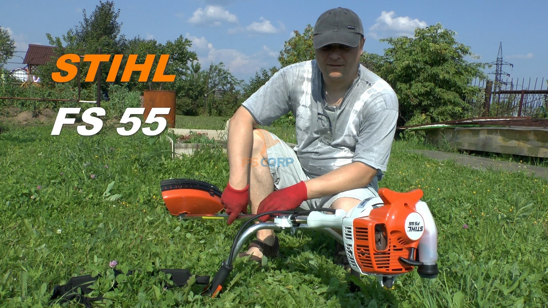 Máy cắt cỏ chạy xăng Stihl FS55