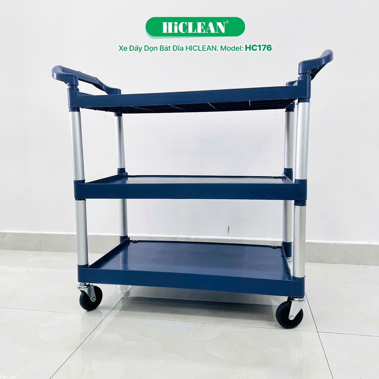 Xe đẩy dọn vệ sinh HiClean HC178