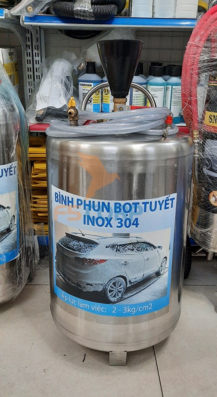 Bình bọt tuyết Inox 304 Super 90L