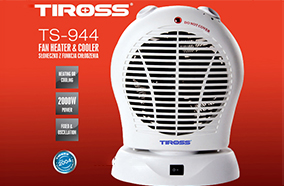 Quạt sưởi hai chiều tiross TS944 2000W