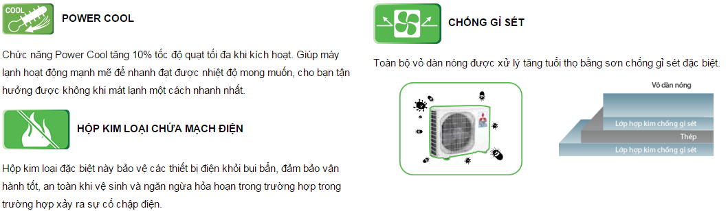 Điều hòa treo tường Mitsubishi 1 chiều MS-HM25VA