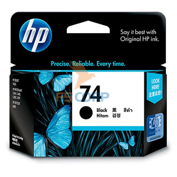 mực máy in HP 74 Black Inkjet Print Cartridge CB335WA