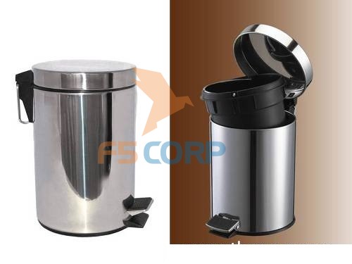 Thùng rác Inox đạp chân