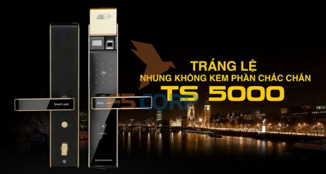 Khóa cửa vân tay cao cấp 5ASYSTEMS TS 5000