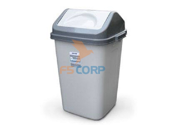 Thùng rác nhựa HDPE nắp lật 60L