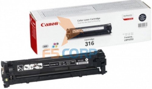 Mực in laser màu Canon Cartridge 316 Bk