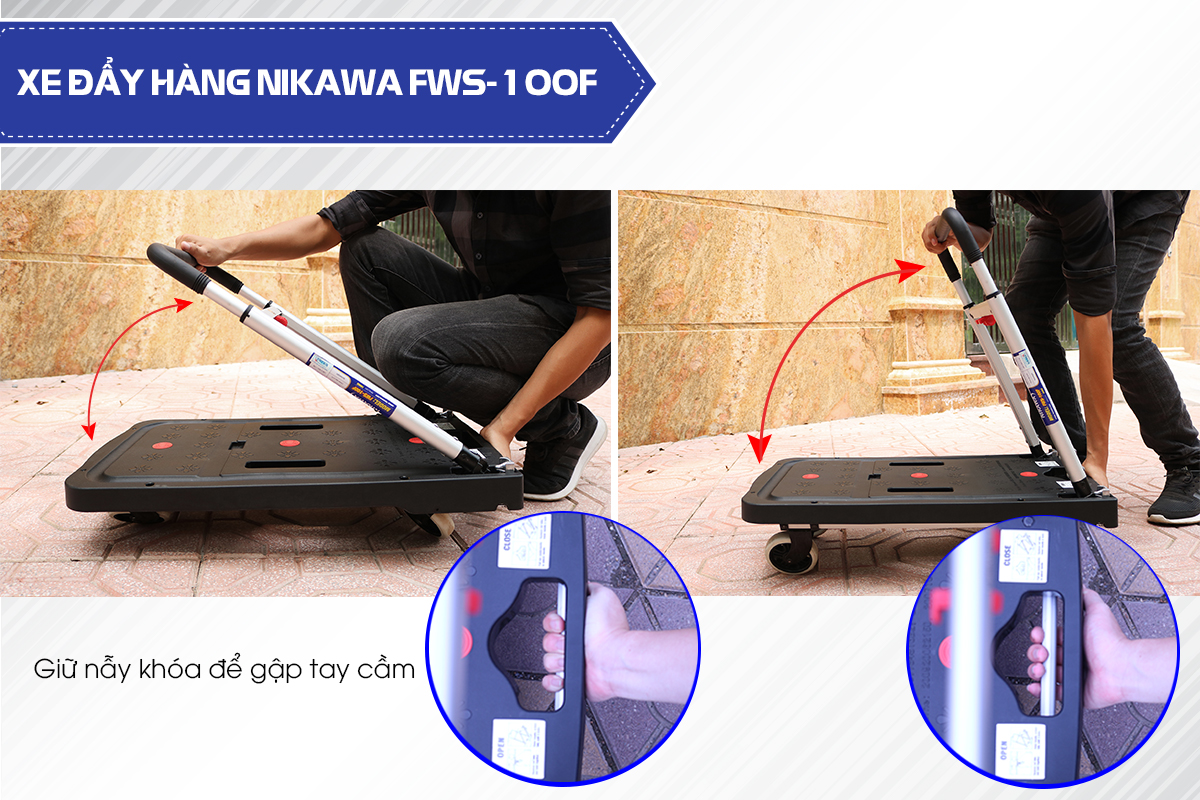 Xe đẩy hàng Nikawa FWS-100F