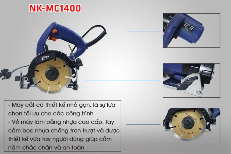 Máy cắt gạch, đá đa năng Nikawa NK-MC1400