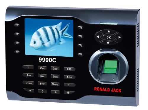 Máy chấm công vân tay và thẻ cảm ứng Ronald Jack 9900C