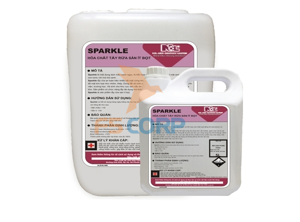 Hóa chất lau sàn trung tính Sparkle-5L