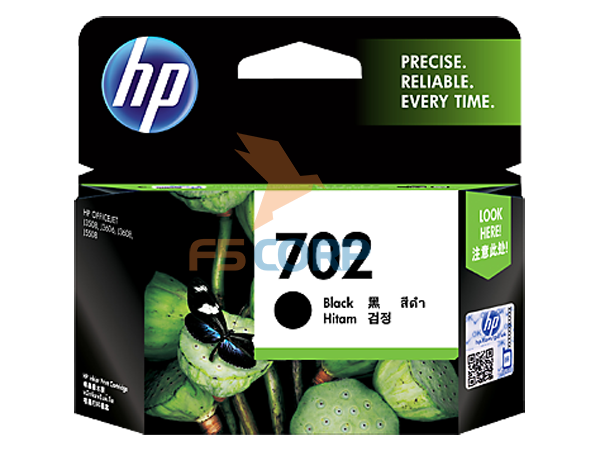 Mực máy in HP 702 Black Ink Cartridge CC660AA