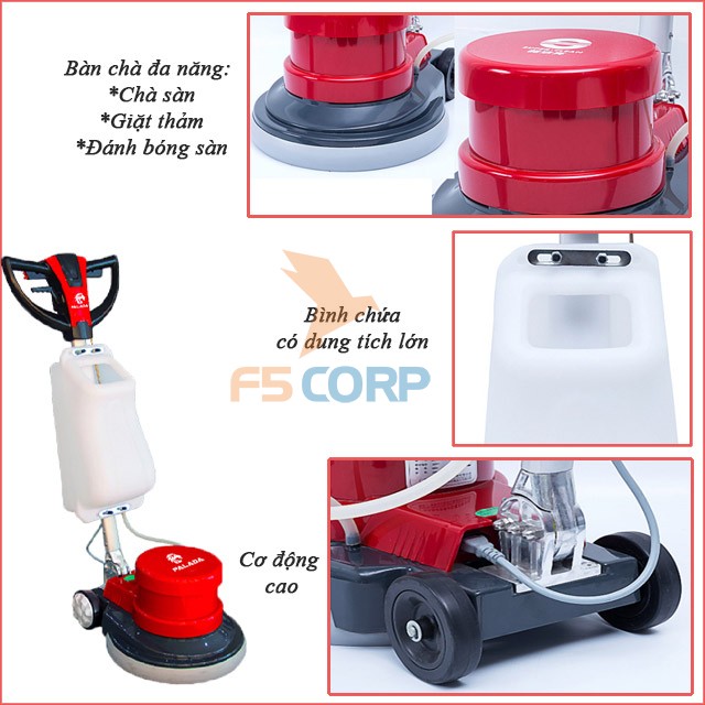 Máy chà sàn - thảm công nghiệp Palada PD-005