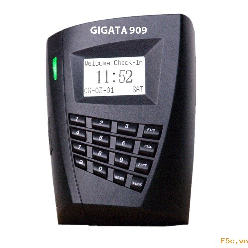 Máy chấm công thẻ cảm ứng Gigata 909