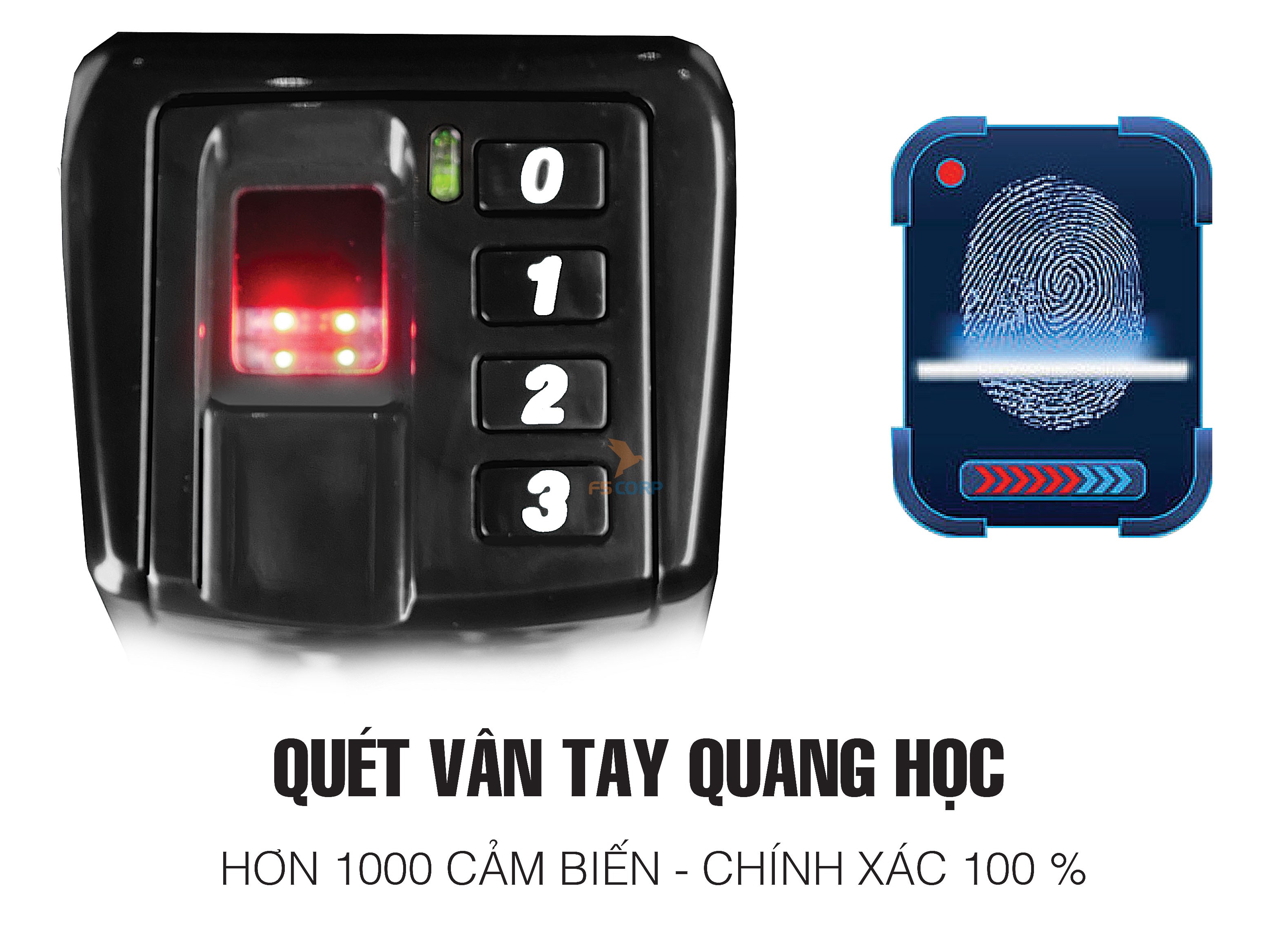 Khóa cửa vân tay cao cấp ADEL