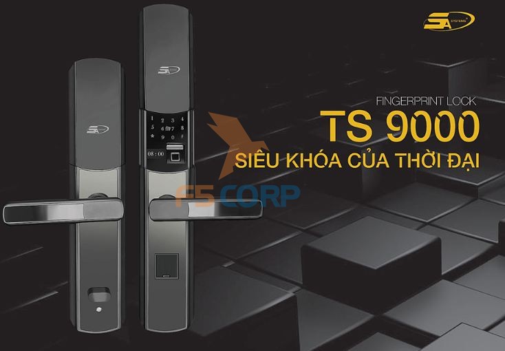 Khóa cửa vân tay cao cấp 5ASYSTEMS TS 9000 PLUS