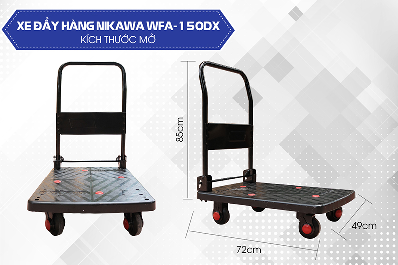 Xe đẩy hàng Nikawa WFA-150DX