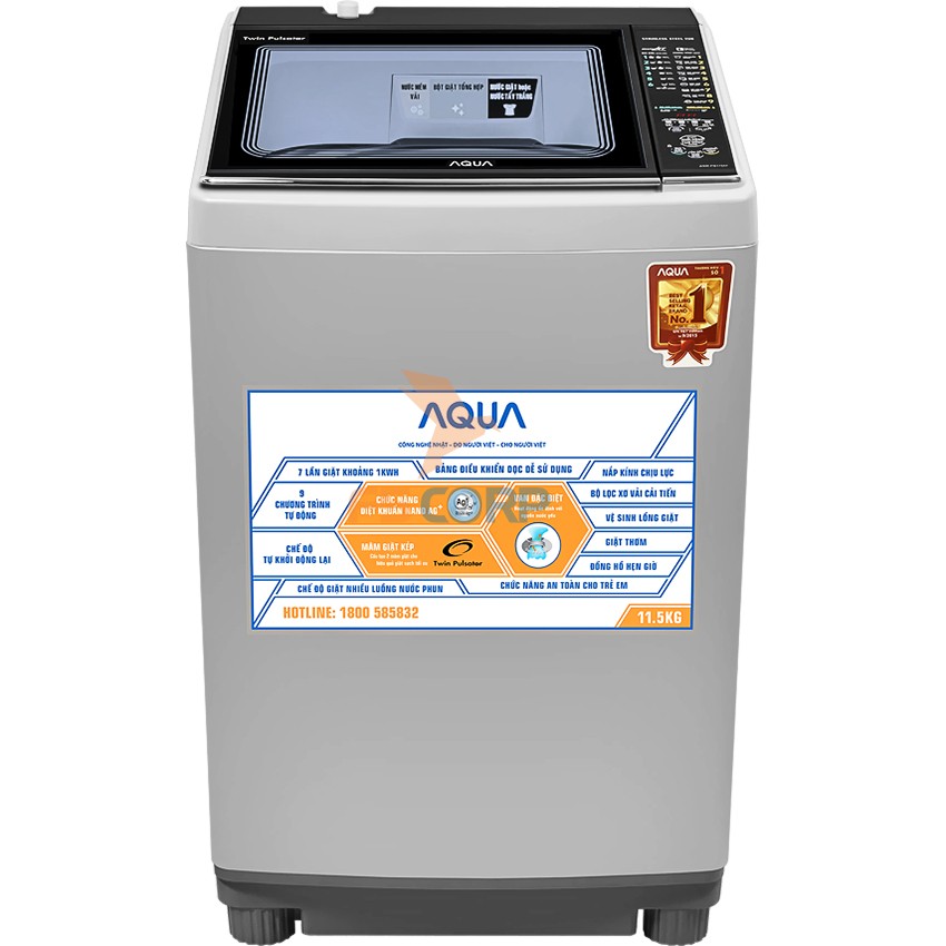 Máy giặt Aqua Inverter 11,5 Kg AQW-FW115AT