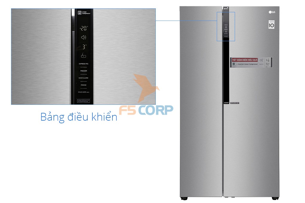 Tủ lạnh LG Inverter 613 lít GR-B247JDS